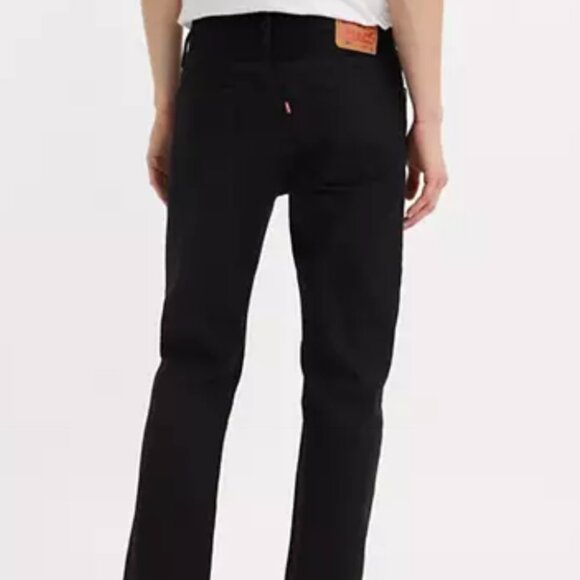 Levi's Premium Denim - Men's 501 Light Stretch 28x28 BLK, Straight Leg buttonfly - Picture 4 of 6